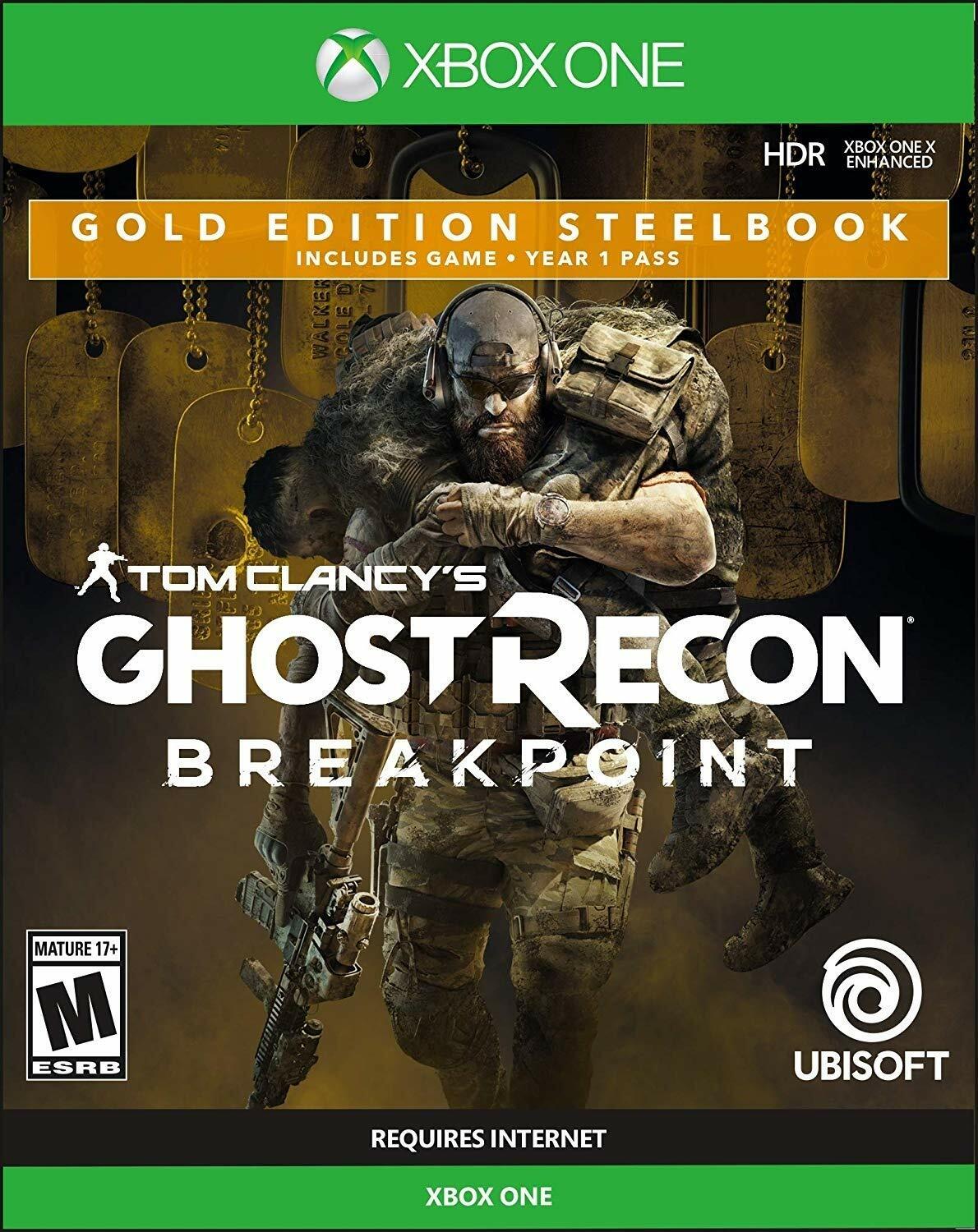 Tom Clancy's Ghost Recon Breakpoint Steelbook Gold Edition - Xbox One [video game]
