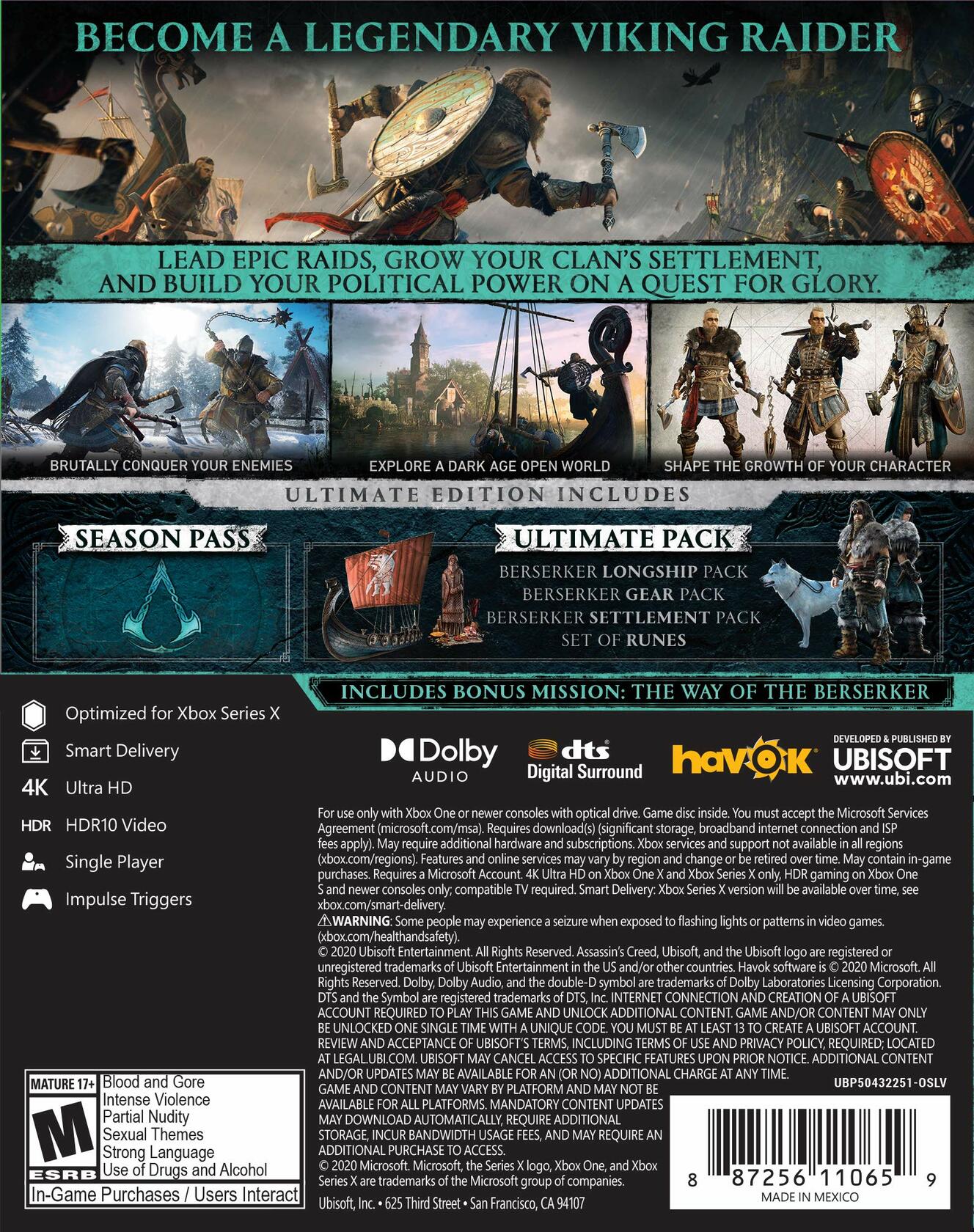 Assassin’s Creed Valhalla Xbox Series X|S, Xbox One