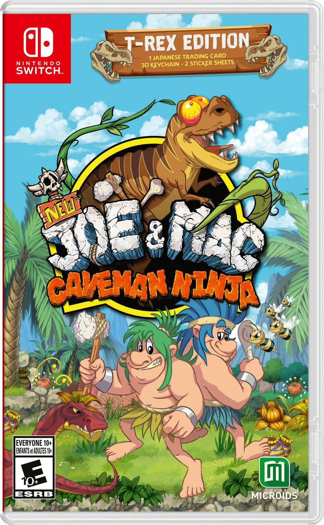 New Joe and Mac: Caveman Ninja T-Rex Edition - Nintendo Switch