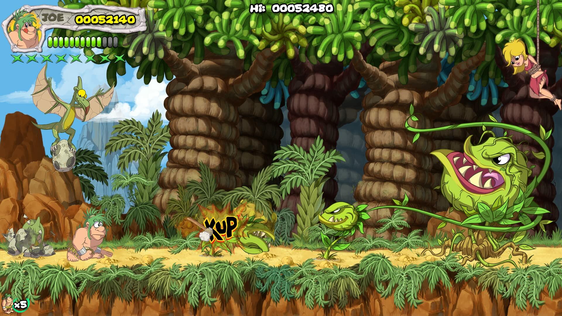 New Joe and Mac: Caveman Ninja T-Rex Edition - Nintendo Switch