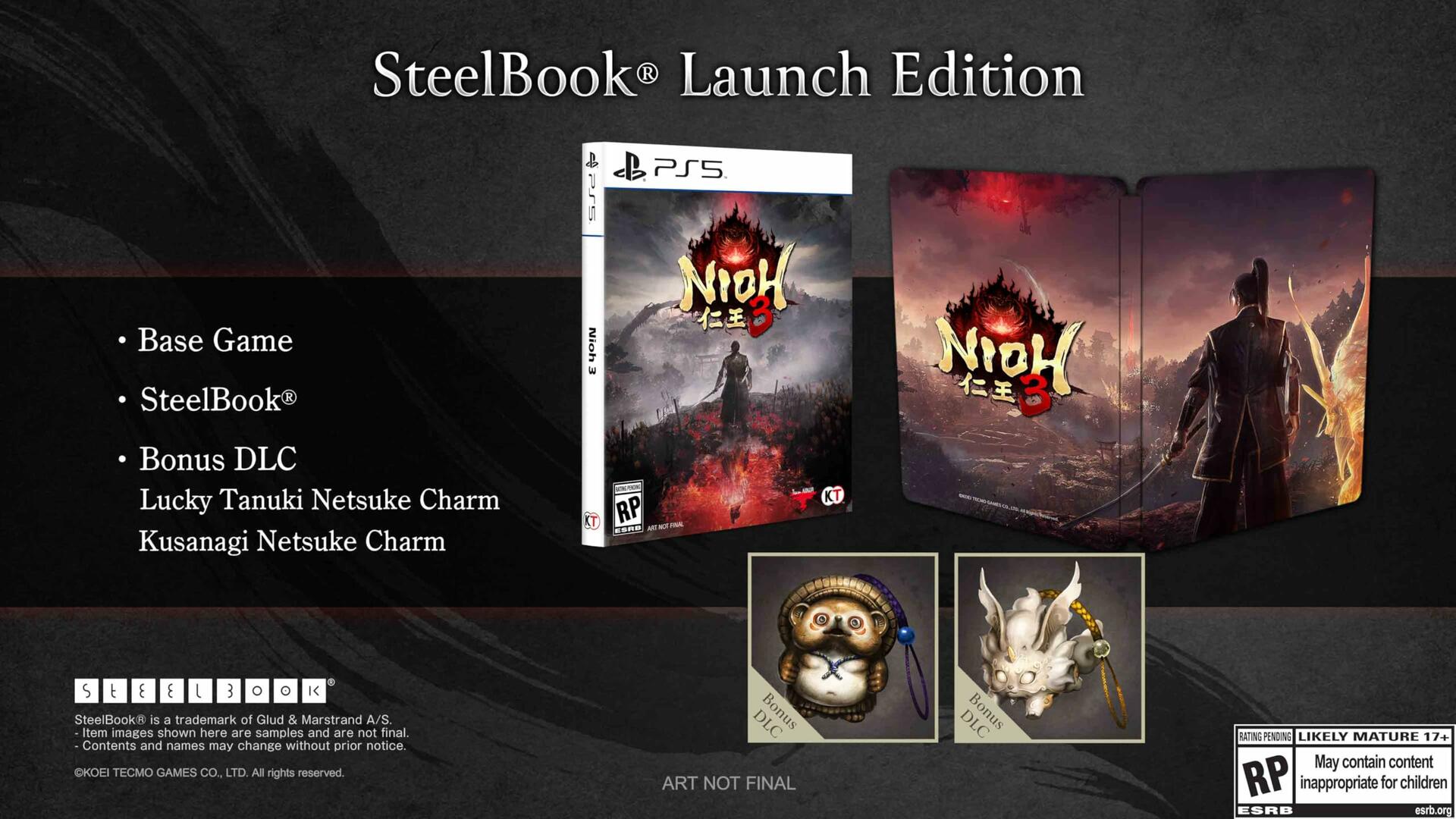 Nioh 3: SteelBook Launch Edition - PlayStation 5