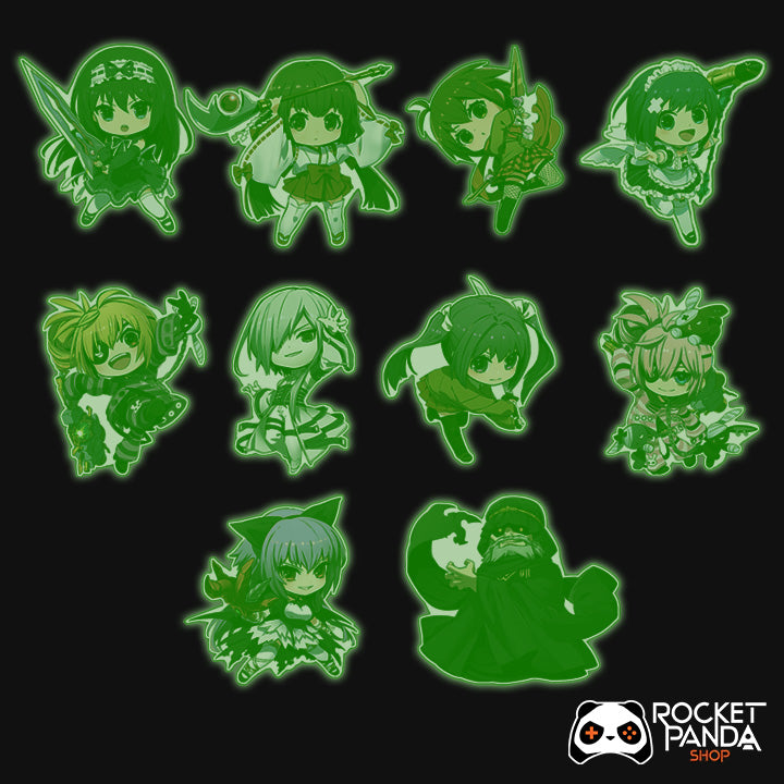 Phantom Breaker Battle Grounds Ultimate UV+Glow In The Dark Enamel Pins